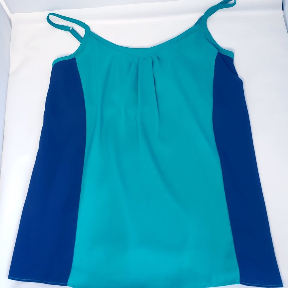 NY& Company Tank Green and Blue sides